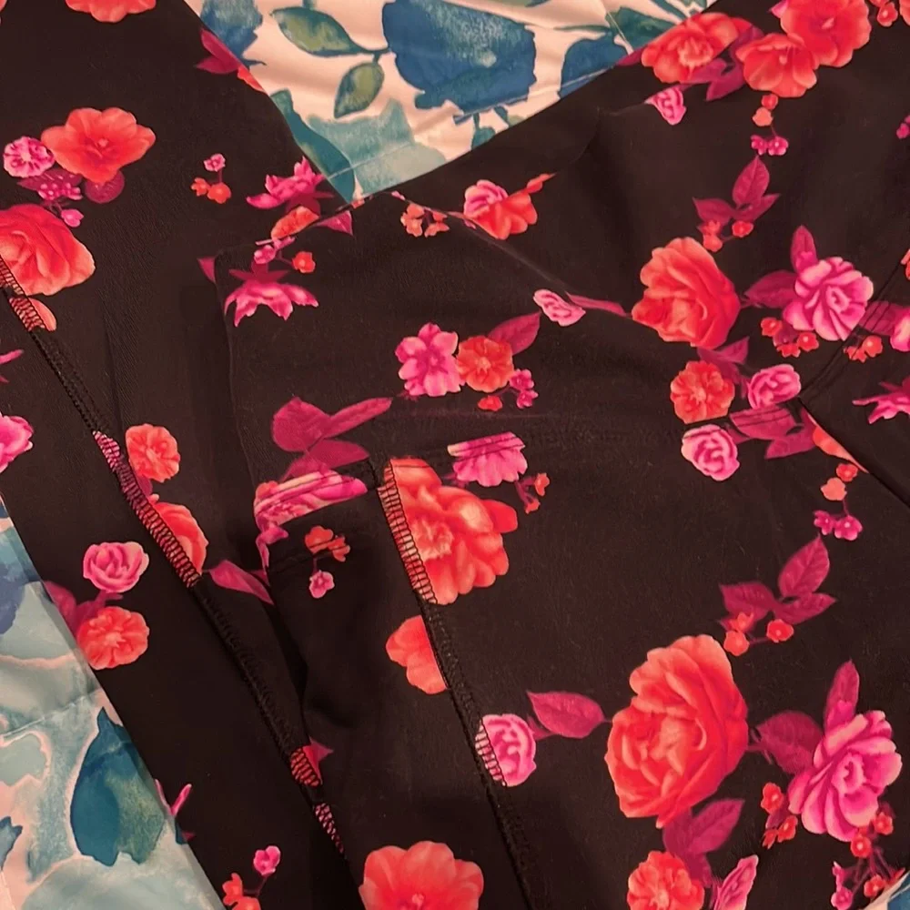 Victoria’s Secret PINK Sport leggings size Small 🌸Floral Print - Picture 6 of 7